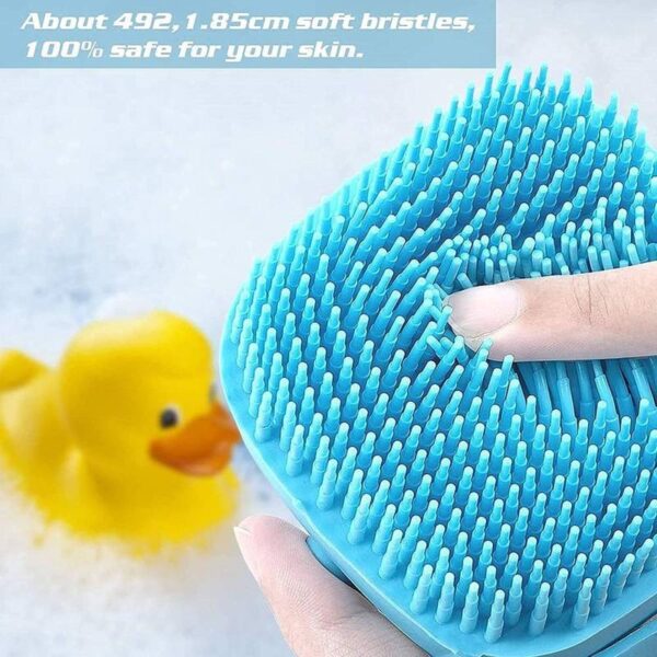 Silicone Shower Bath Brush with Dispenser 