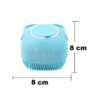 Silicone Shower Bath Brush with Dispenser 