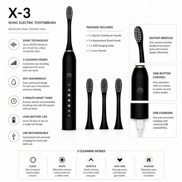 Sonic Electric Toothbrush