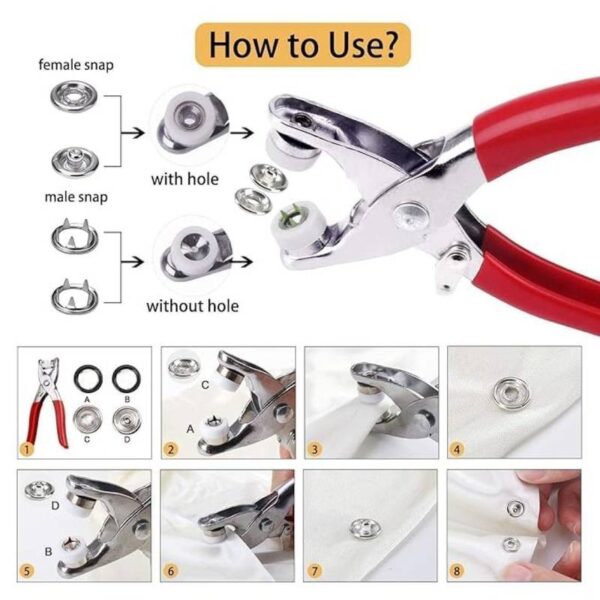 Thickened Snap Buttons Kit