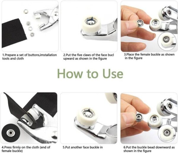 Thickened Snap Buttons Kit