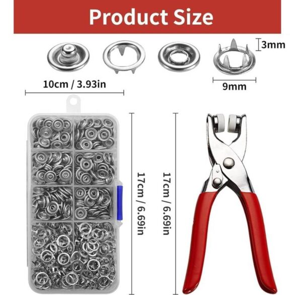 Thickened Snap Buttons Kit