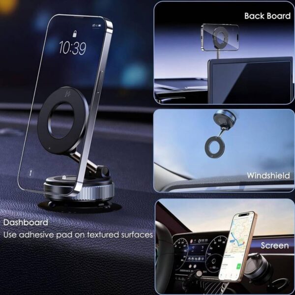 Vacuum Magnetic Phone Holder Mobile Stand