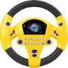 Yellow Kids Simulated Steering Wheel