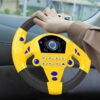 Yellow Kids Simulated Steering Wheel