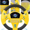Yellow Kids Simulated Steering Wheel