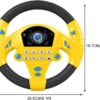 Yellow Kids Simulated Steering Wheel