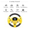 Yellow Kids Simulated Steering Wheel