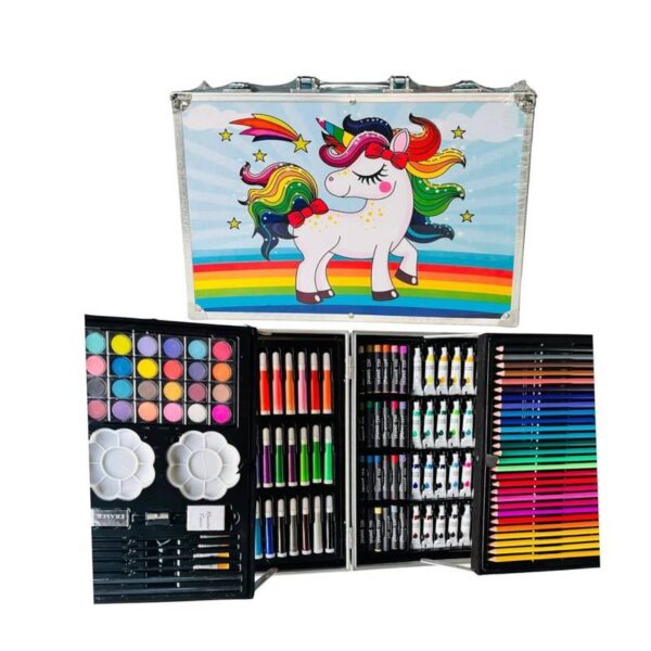 145 Colour Plastic Deluxe Art Set Box