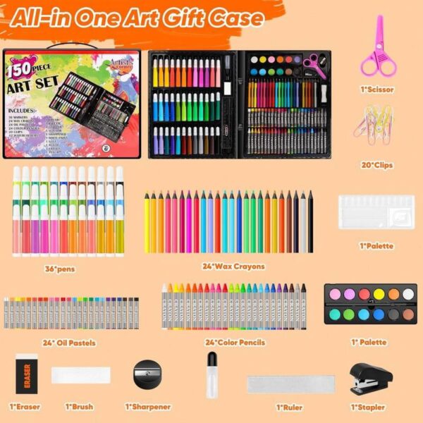 150 pcs art set color marker pen