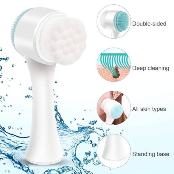 2 in 1 Face Scrubber Brush