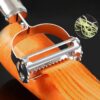 2 In 1 Stainless Steel Vegetable Fruit Peeler