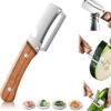 2 in 1 Vegetable Peeler with Wooden Handle