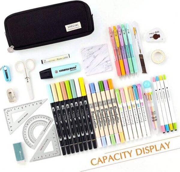 3 Compartment Pencil Pouch