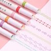 6Pcs Line Maker Color Pen Curve Highlighter Pen