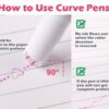 6Pcs Line Maker Color Pen Curve Highlighter Pen