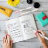 6Pcs Line Maker Color Pen Curve Highlighter Pen