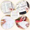 6Pcs Line Maker Color Pen Curve Highlighter Pen