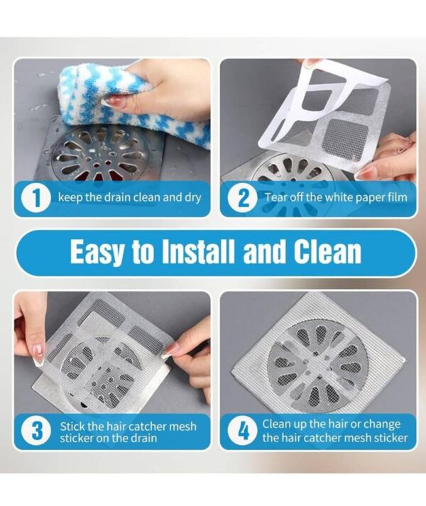 Sink Drain Cover for Bathroom 10 Pcs 