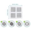 Sink Drain Cover for Bathroom 10 Pcs 