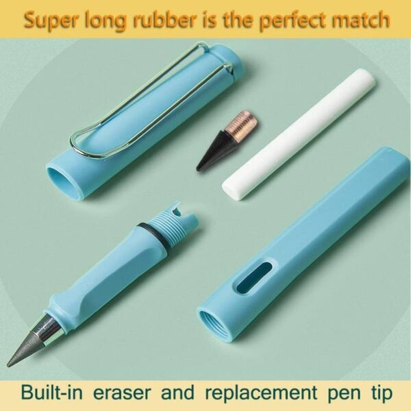 Inkless Pencil with Rubber