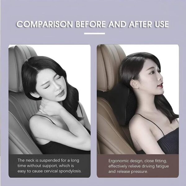 Memory Foam Car Head Rest Neck Pillow