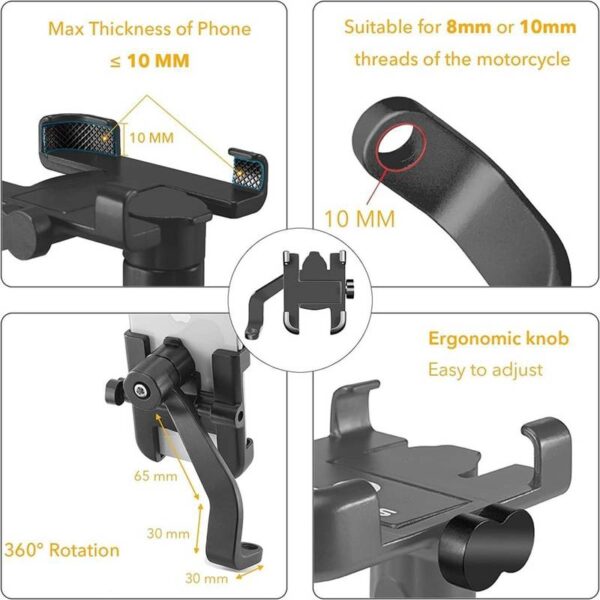 Motorcycle-Bicycle-Waterproof-4-1768649184 Motorcycle Bicycle Waterproof Mobile Stand