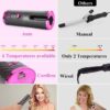 Hair Curler Adjustable Temperature usb Rechargeable 
