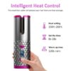 Hair Curler Adjustable Temperature usb Rechargeable 