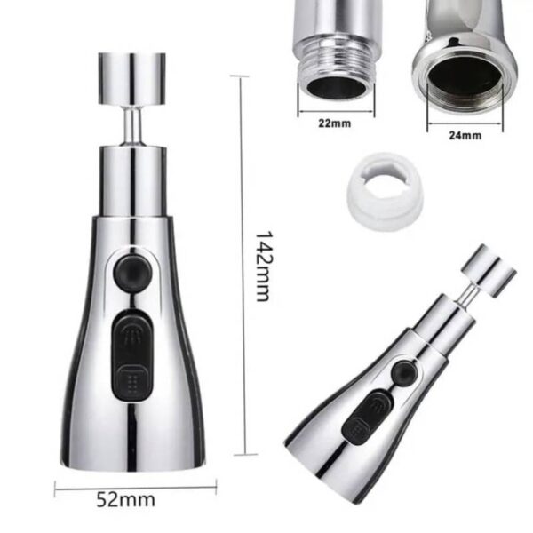 360 faucet splash head