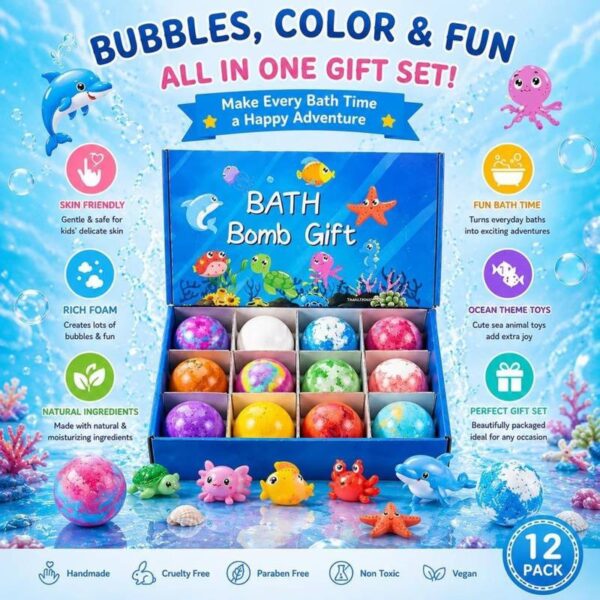 12-Pcs-Bath-Bombs-Bubble-for-B2-1790055958 12 Pcs Bath Bombs Bubble for Baby