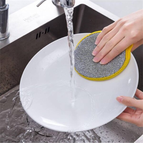 2-In-1-Sponge-Dish-Scrubber-1-7-1789383951 2 In 1 Sponge Dish Scrubber 1 pcs