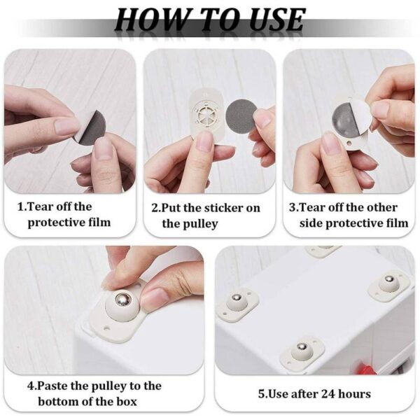 4-Pc-Self-Adhesive-Mini-Swivel1-1759034104 4 Pc Self Adhesive Mini Swivel Casters Wheels